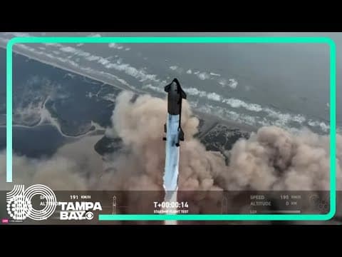 SpaceX's mega rocket makes its fourth test flight from Texas