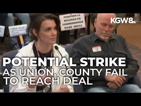 Strike deadline looms for hundreds of Clackamas County workers