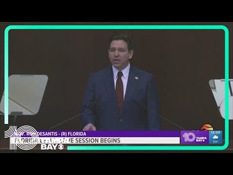 Gov. DeSantis gives State of the State address ahead of Florida legislative session
