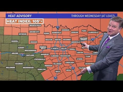 DFW Weather: Heat advisories in effect in North Texas, explaining the heat dome