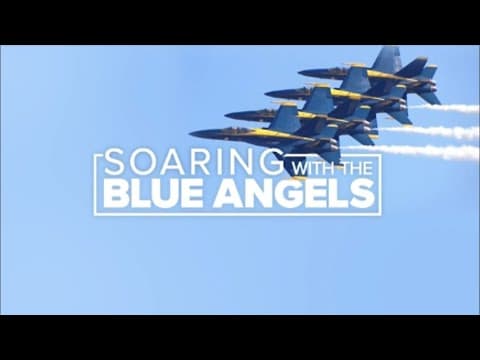 CBS 8's Marcella Lee's flight with the Blue Angels | Marcella takes flight