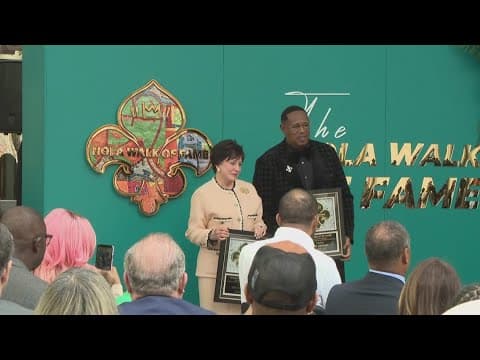 NOLA Walk of Fame Plaques unveiled in New Orleans