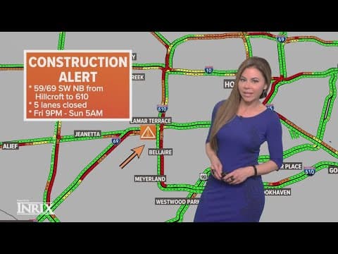 Houston freeway closures affecting Fort Bend County