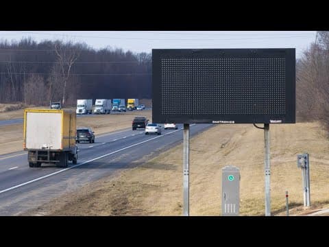 ODOT to install new technology along highways to alert drivers of slowed traffic