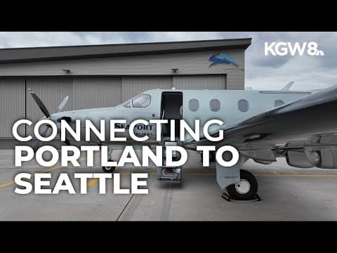 SeaPort Airlines offering direct daily flights between Portland and Seattle
