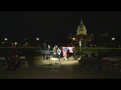 Families camp out on the National Mall to fight proposed Medicaid cuts