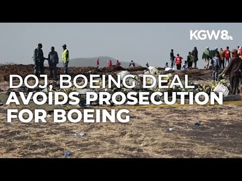Boeing avoids charges for deadly MAX 8 plane crashes in DOJ deal