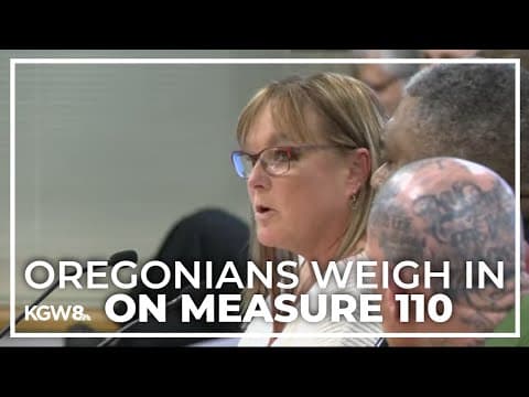 Oregonians testify before lawmakers on efforts to re-criminalize hard drugs