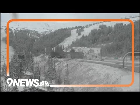 LIVE: Snowy morning around Colorado