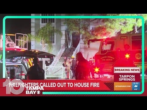 Firefighters called to Tarpon Springs house fire