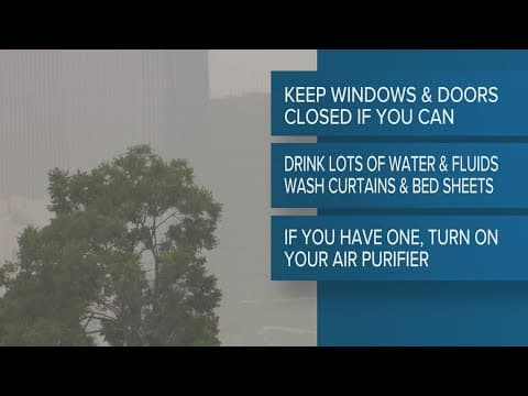 What you can minimize the impact of Saharan dust arriving in Houston
