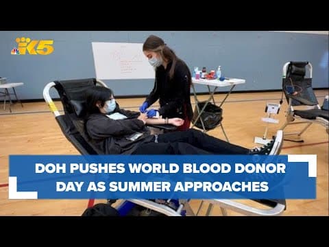 Department of Health pushes World Blood Donor Day as summer approaches