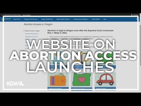 Oregon Health Authority creates website for abortion access