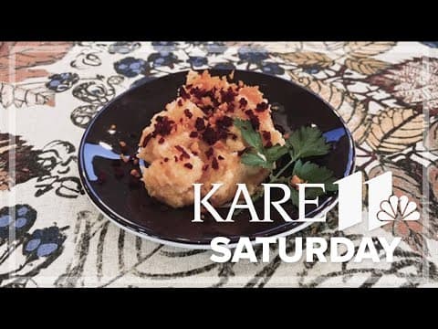 Making carrot mashed potatoes at the Arb's Farm