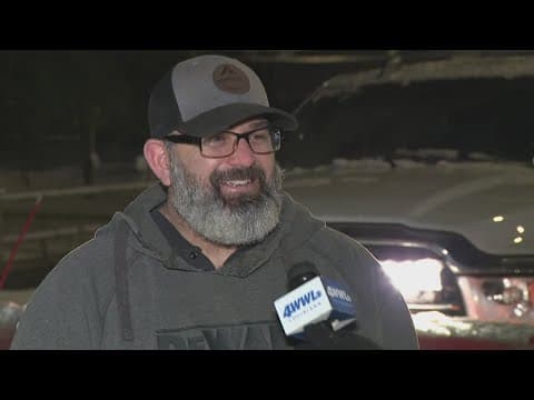 Snowplow driver from Midwest drives to New Orleans to help clear snow