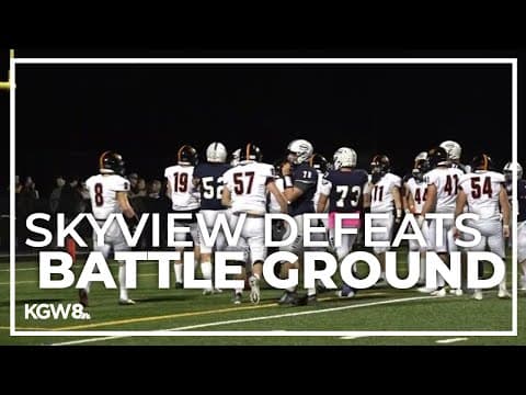 Skyview gets dominant win over Battle Ground | Friday Night Football