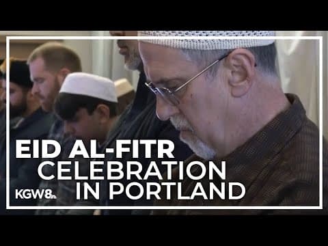 Muslims celebrate Eid al-Fitr at southwest Portland mosque