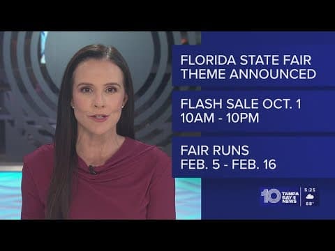 Florida State Fair 2026 theme, flash tickets sale revealed