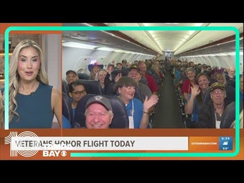 Veterans honor flight takes veterans to DC and tours war memorials