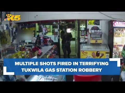 Armed robbery caught on camera in Tukwila