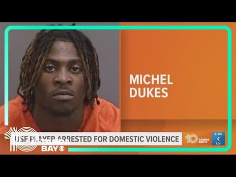 USF player arrested, accused of strangling person