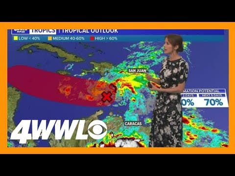 Saturday evening tropical update: Spot in Caribbean could develop