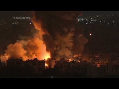 Powerful explosions shake Beirut overnight amid Israeli bombardment