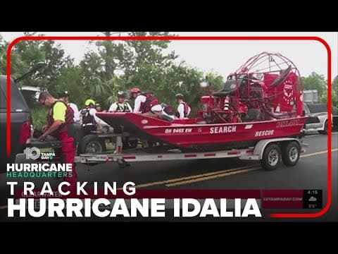 Rescue teams deployed in Clearwater following Hurricane Idalia