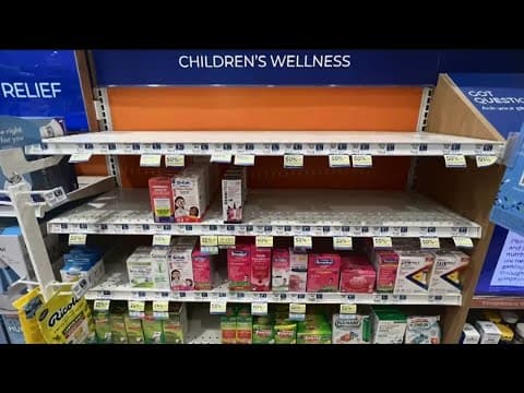 San Diego parents experience Tylenol, Motrin shortage amid 'tripledemic'
