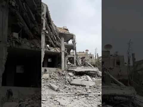 Aftermath of airstrike in Gaza City