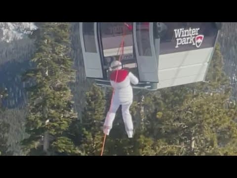 Skiiers rescued from broken ski lift in Winter Park