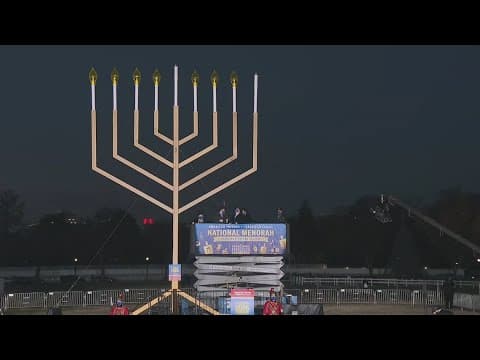 First night of Hanukkah lines up with Christmas this year