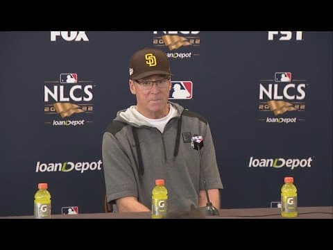 Padres manager Bob Melvin talks about upcoming NLCS series against Phillies