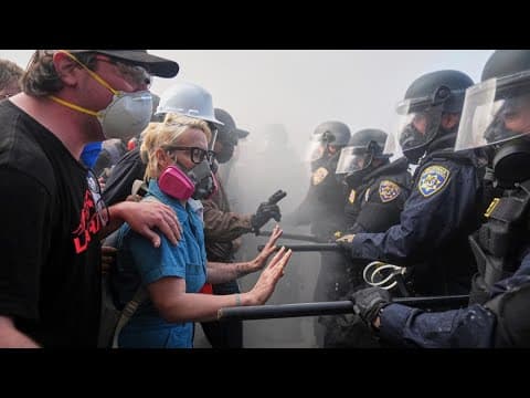 Protests over immigration continue in California