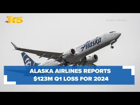Alaska Airlines reports $123 million Q1 loss for 2024