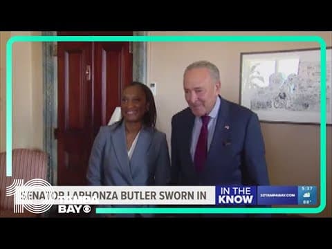 Sen. Laphonza Butler sworn in