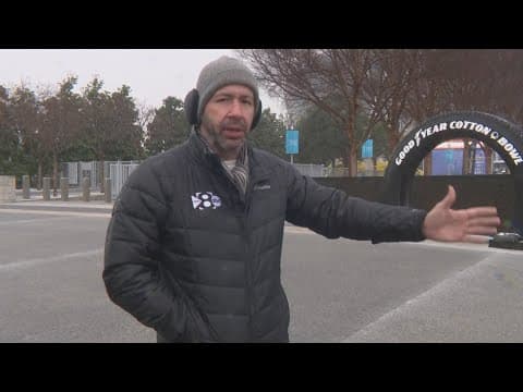 Cotton Bowl Classic preparations underway amid snow and sleet in North Texas