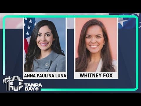 A breakdown of the Pinellas Congressional Race: Anna Luna vs. Whitney Fox