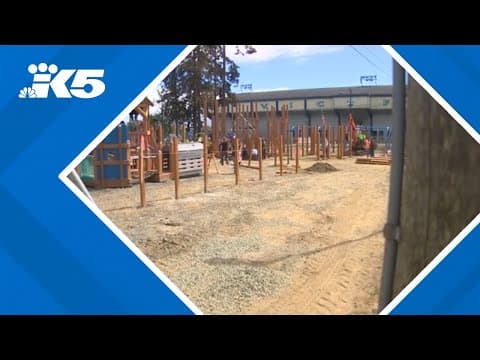 Dream Playground in Port Angeles being reconstructed after arson