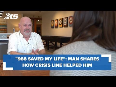 '988 saved my life': local man shares how quickly-growing crisis line helped him overcome
