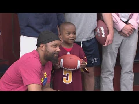 6-year-old facetimes with Washington Commanders Jayden Daniels