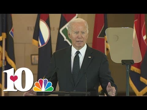 Biden condemns current antisemitism in Holocaust remembrance during college protests and Gaza war
