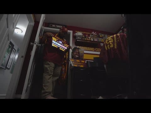 How one Commanders superfan's mission goes beyond the football field