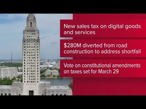 State lawmakers complete tax overhaul in Louisiana