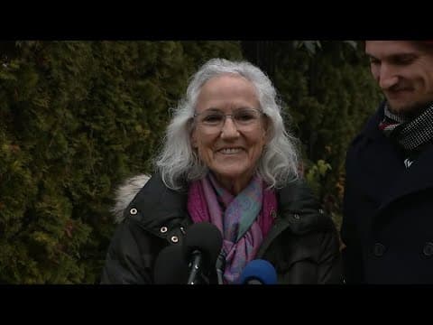 Mother of American journalist freed by Syrian rebels speaks on Israel-Hamas conflict (Dec. 16, 2024)