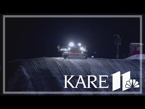 Afton Alps ski hill is now open for the season despite warm temps and little snow