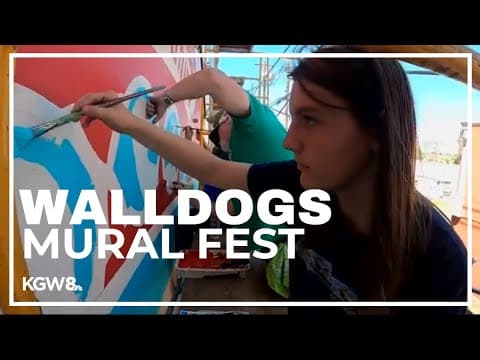Northwest Mural Fest brings people from across the country together in The Dalles