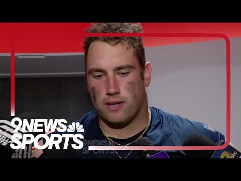 Zach Allen speaks after Denver Broncos' loss to Chargers