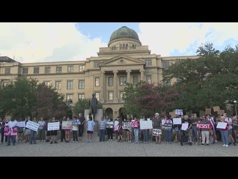 Protest at Texas A&M sparks debate over academic freedom