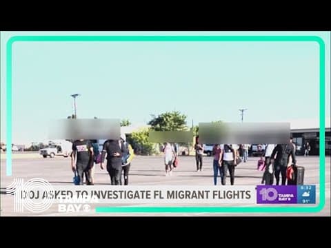 California, Texas leaders ask justice department to investigate Florida's migrant flights
